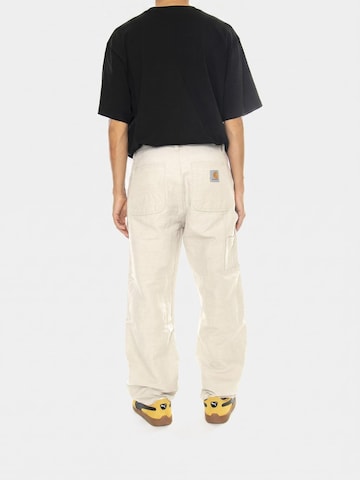 Carhartt WIP Luźne Spodnie 'Walter Double Knee Pant Natural rinsed' w kolorze beżowy
