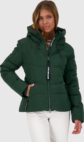 alife & kickin Winterjas 'Michaela' in Groen: voorkant