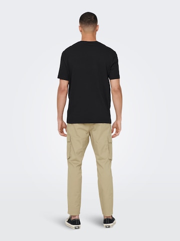 Only & Sons T-shirt 'Max' i svart