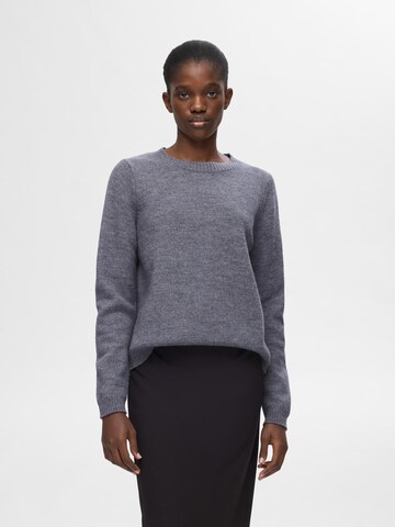 SELECTED FEMME Pullover 'SLFAna' in Grau: predná strana