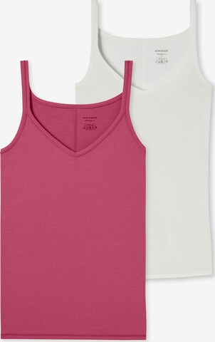 SCHIESSER Undershirt ' Personal Fit ' in Pink: front