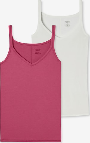SCHIESSER Undershirt ' Personal Fit ' in Pink: front