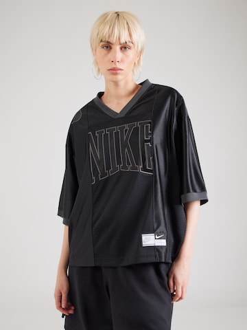Nike Sportswear Tričko – černá: přední strana