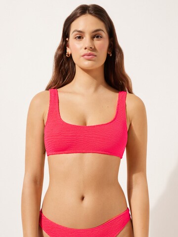 CALZEDONIA Bralette Bikini Top in Red