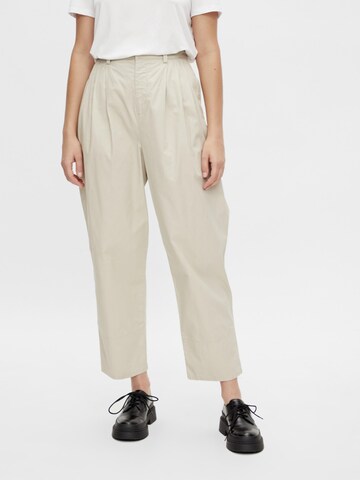 Loosefit Pantalon à pince 'Nancy' OBJECT en beige : devant