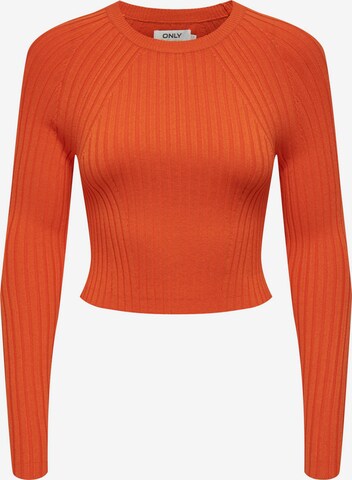 Pullover 'Meddi' di ONLY in arancione: frontale