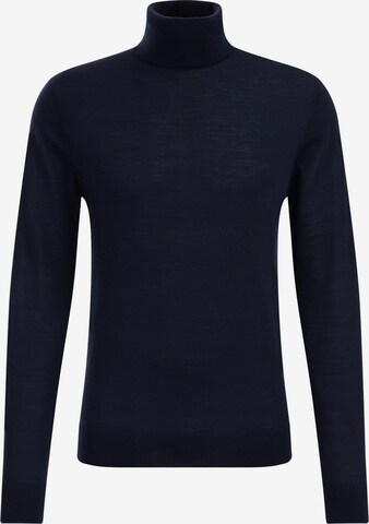 WE Fashion Sweater in Blue: front