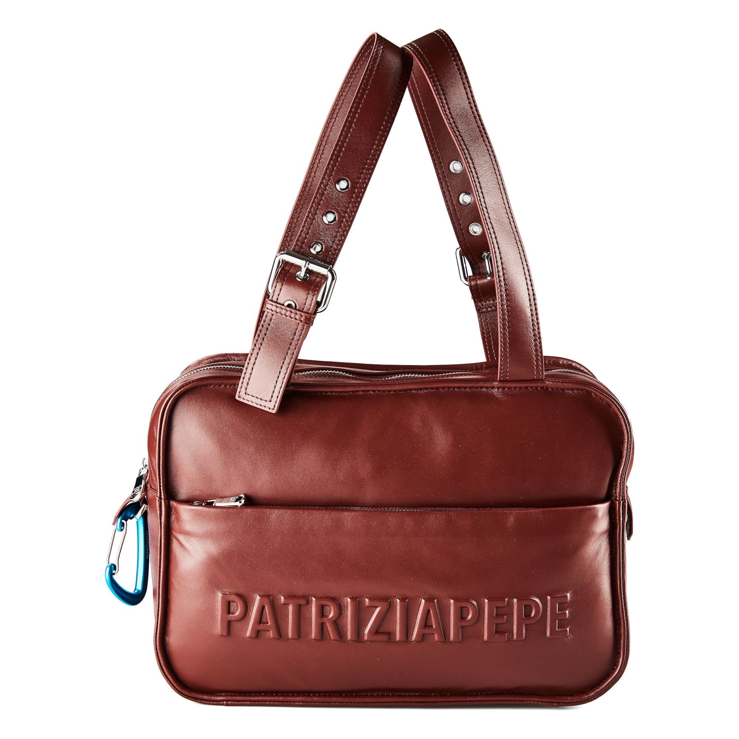 Sac bandoulière PATRIZIA PEPE en marron : devant