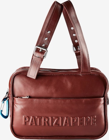 Sac bandoulière PATRIZIA PEPE en marron : devant