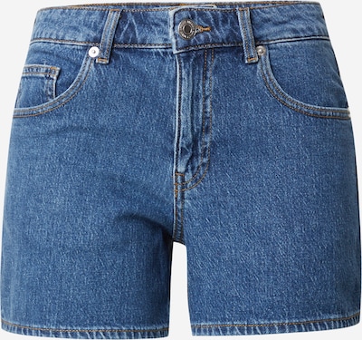 VERO MODA Shorts 'TESS' in blue denim / braun, Produktansicht