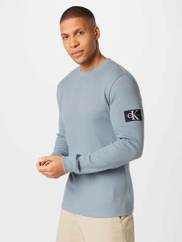 Calvin Klein Jeans Regular Shirt in Grau: predná strana