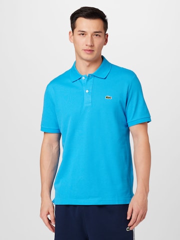 Slim fit Tricou de la LACOSTE pe albastru: față