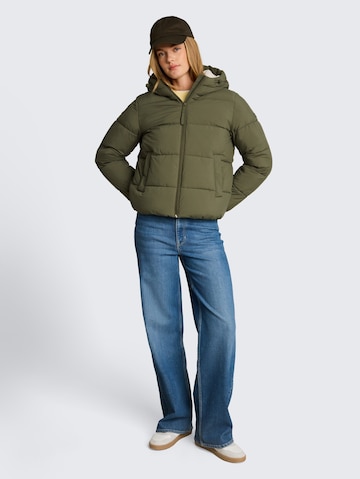 TOM TAILOR DENIM Winter jacket in Green