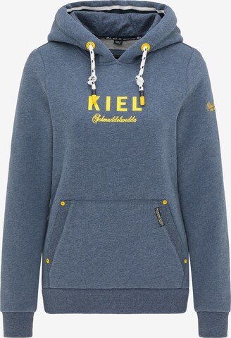 Schmuddelwedda Sweatshirt 'Kiel' in Blue: front