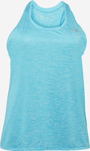 mėlyna UNDER ARMOUR Sportiniai marškinėliai be rankovių: priekis