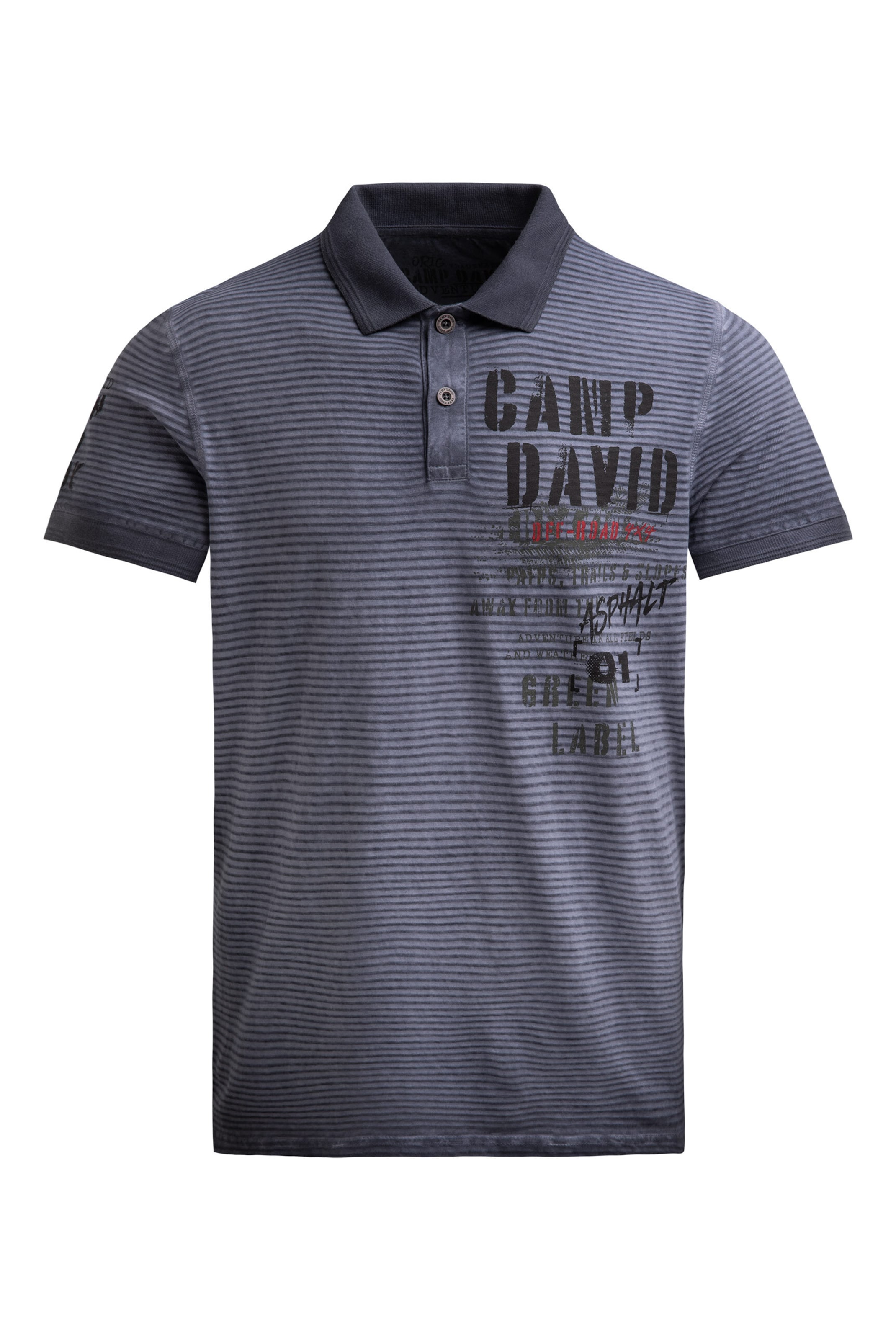 CAMP DAVID Shirt in Blue: front