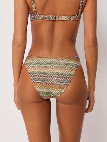 CALZEDONIA Bikinihose 'Elegant Ethnic' in Grün