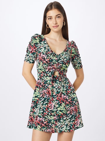 The Frolic Summer Dress in Green: front