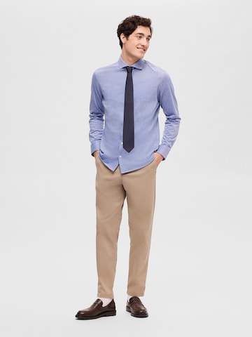 mėlyna SELECTED HOMME Standartinis modelis Marškiniai 'BOND'