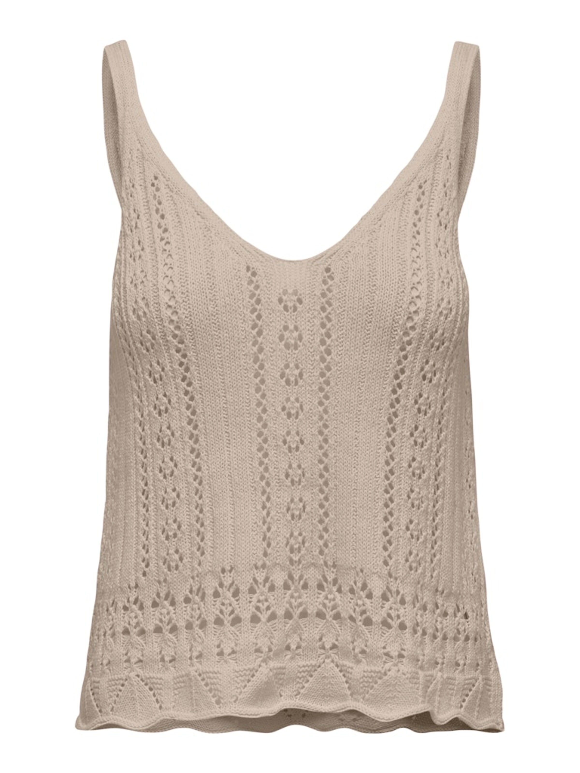 ONLY Knitted top in Grey: front