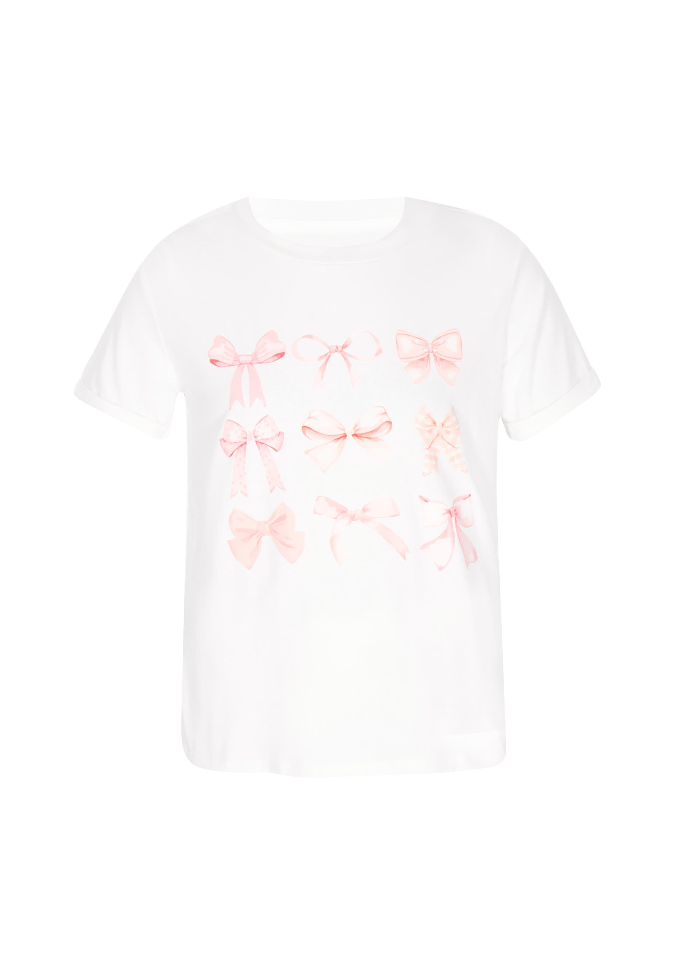 T-shirt 'Fashion Look' NALLY en blanc : devant