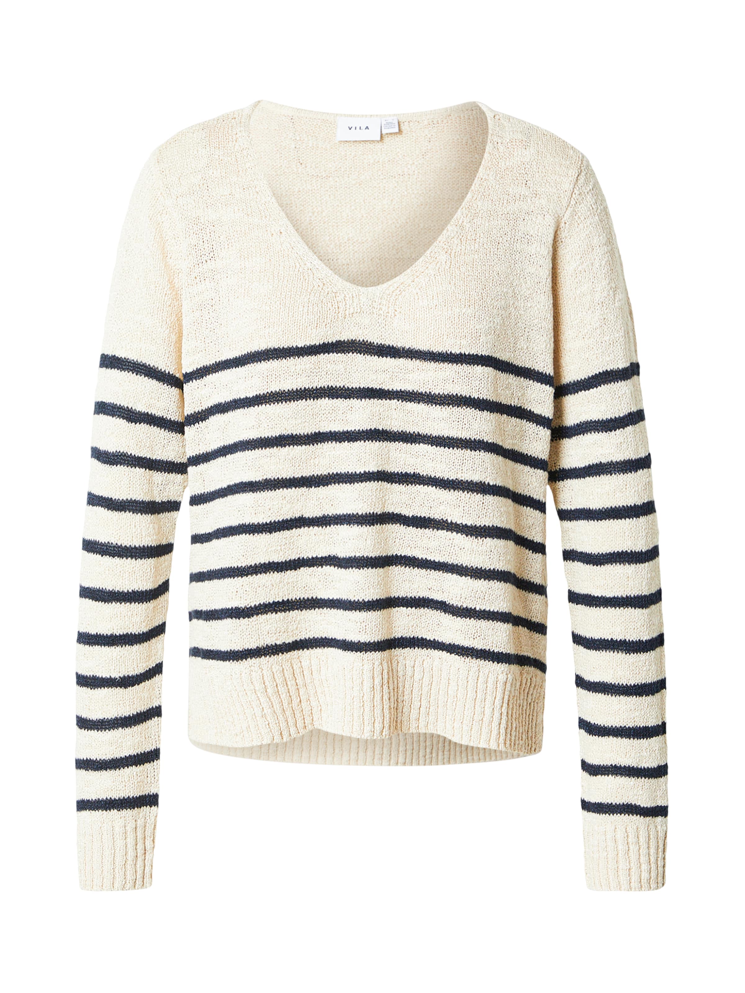 VILA Sweater 'VIPOCA' in Beige: front