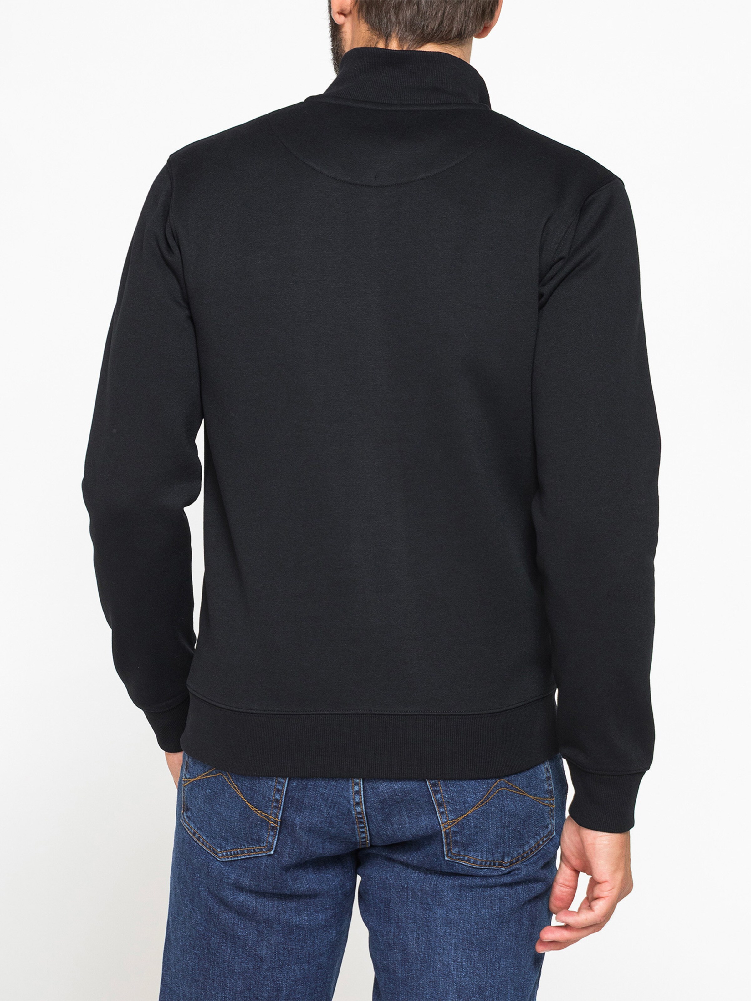 Carrera Jeans Sweatshirt 'Full Zip' in Black