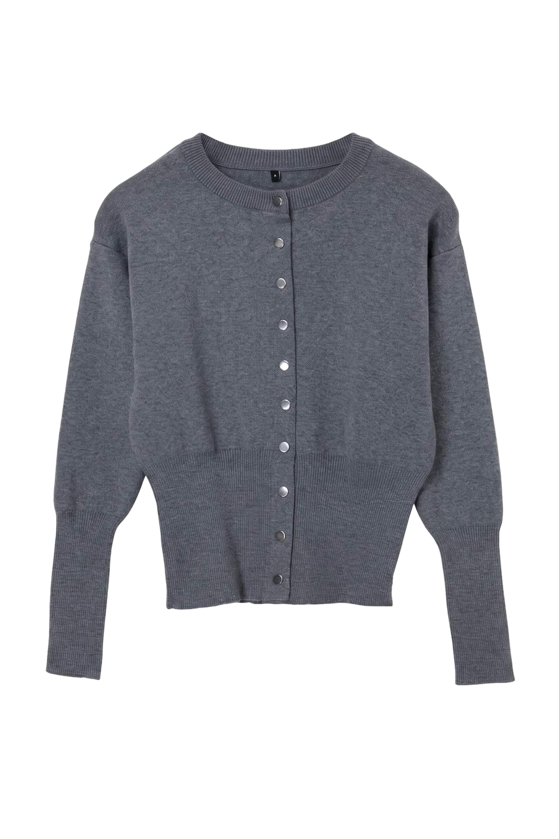 Trendyol Strickjacke in Grau: Vorderseite