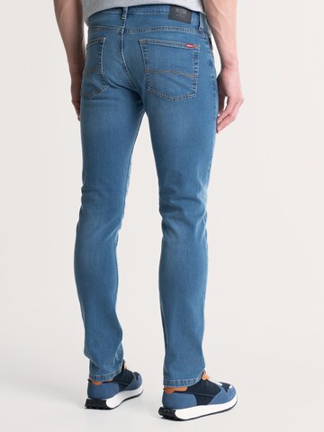 BIG STAR Slimfit Jeans 'TOBIAS' in Blauw