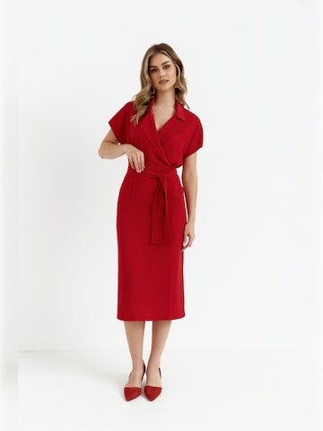 Stylove - Vestido camisero en rojo