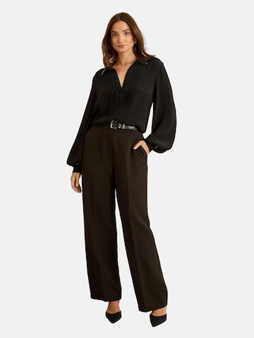 Chemisier love & roses en noir : devant