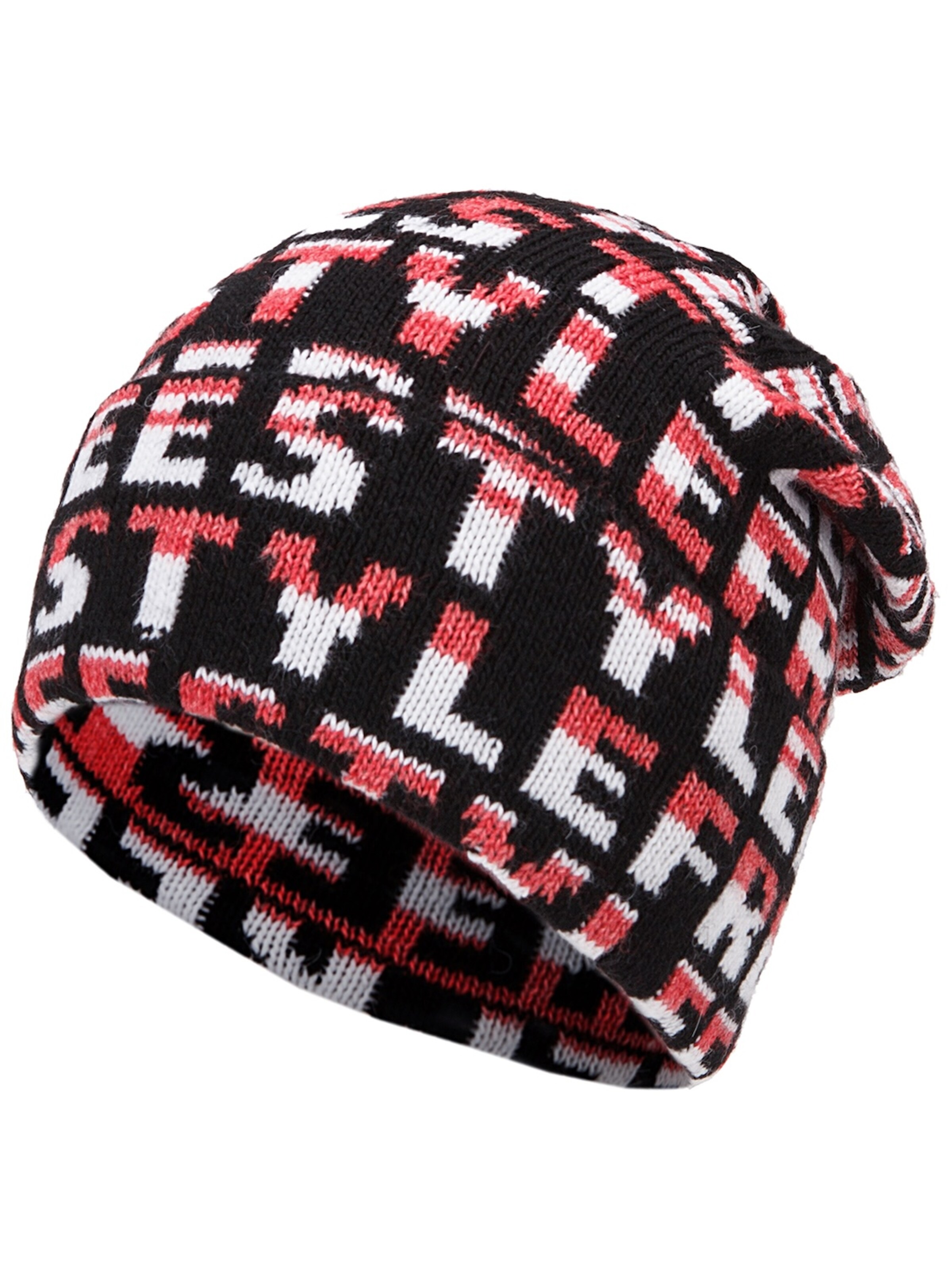 Marhatter Mütze in Schwarz: Vorderseite