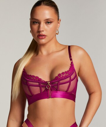 Hunkemöller Bustier BH in Lila: predná strana