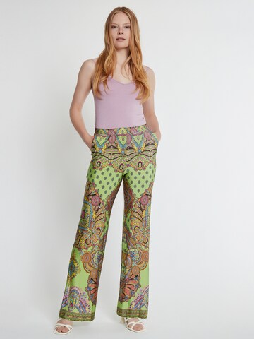 Ana Alcazar Wide leg Broek 'Kiosea' in Groen