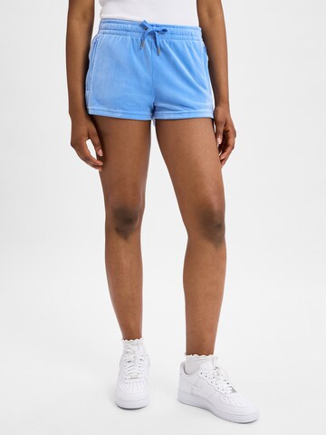 Juicy Couture Regular Broek 'Tamia' in Blauw: voorkant