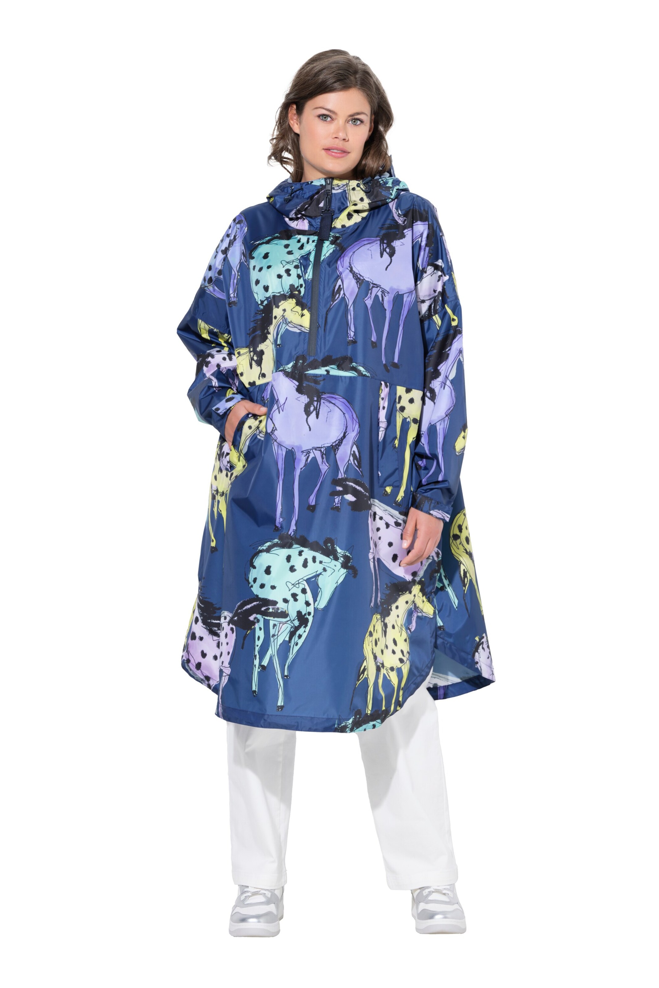 LAURASØN Functionele jas in Blauw: voorkant