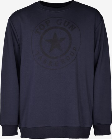 TOP GUN Sweatshirt in Blau: predná strana