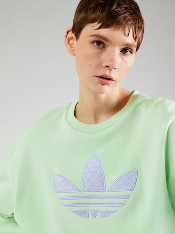 zaļš ADIDAS ORIGINALS Sportisks džemperis