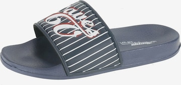 Beppi Beach & swim shoe 'Slipper' in Blue: front