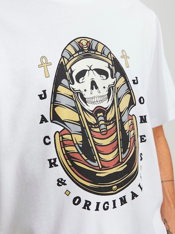 JACK & JONES Μπλουζάκι 'HEAVENS' σε λευκό