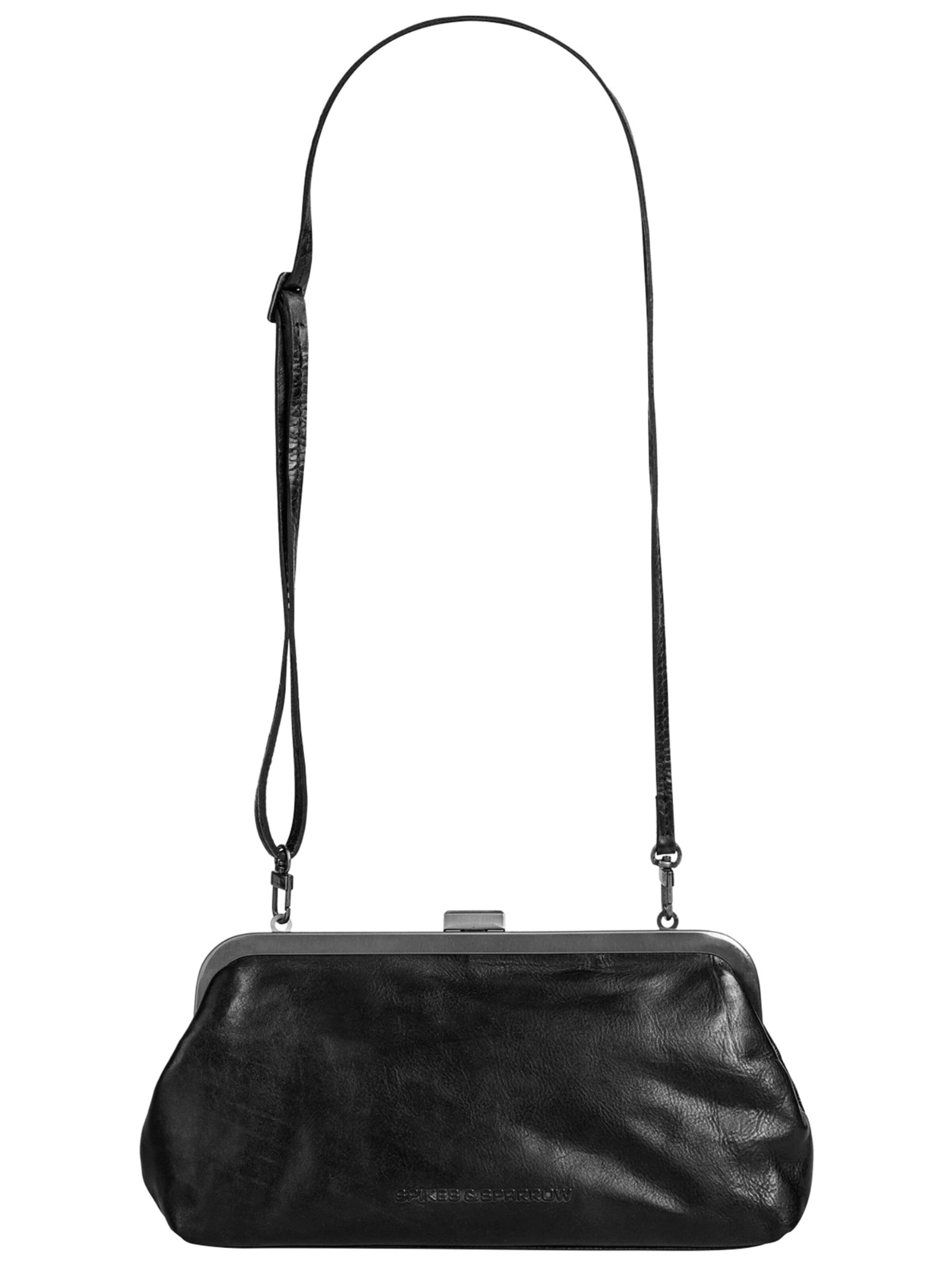 Spikes & Sparrow Clutch‌‌‌‌ in Schwarz