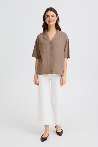 Fransa Blouse 'FRJETT SH 1' in Beige