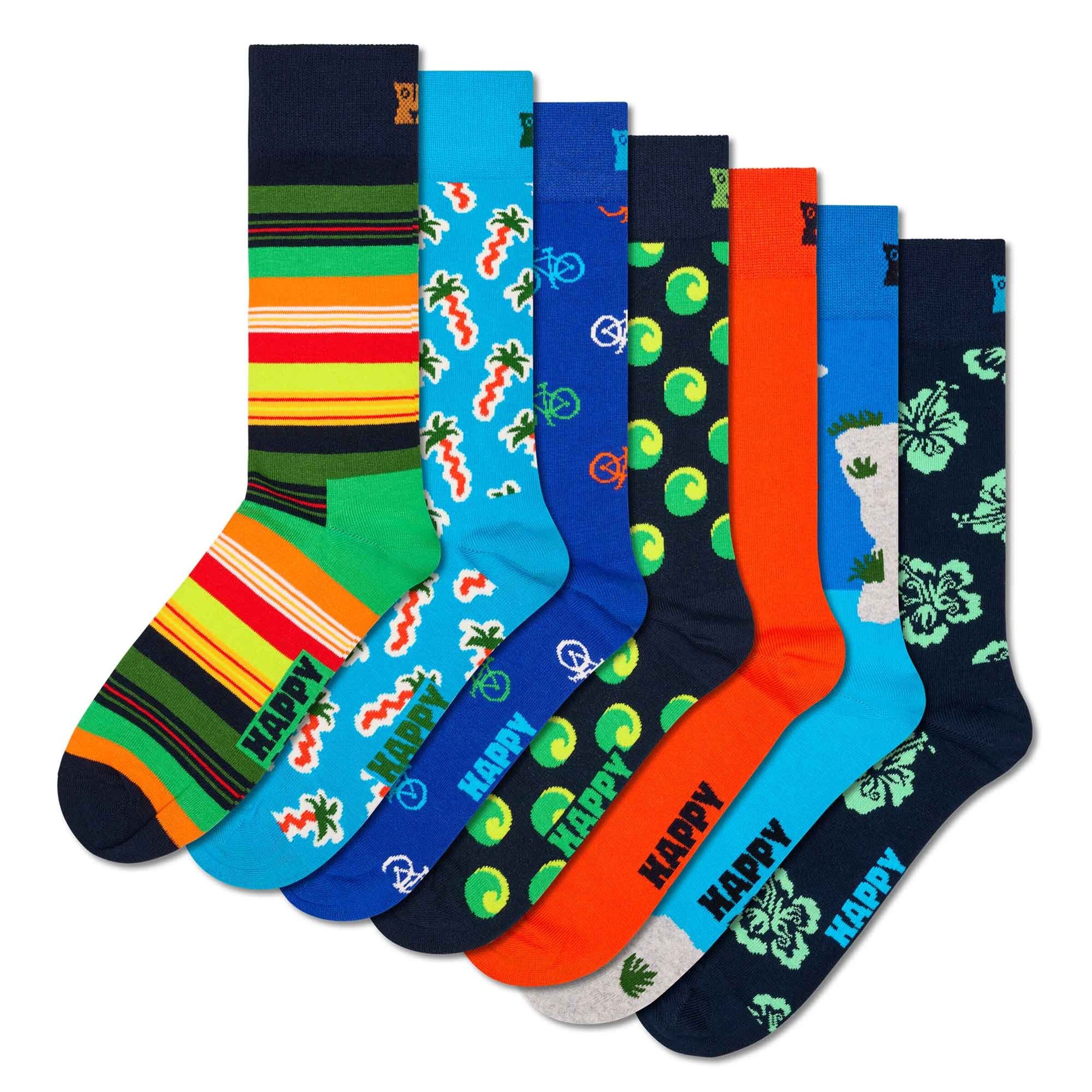 Happy Socks Sokken in Gemengde kleuren: voorkant