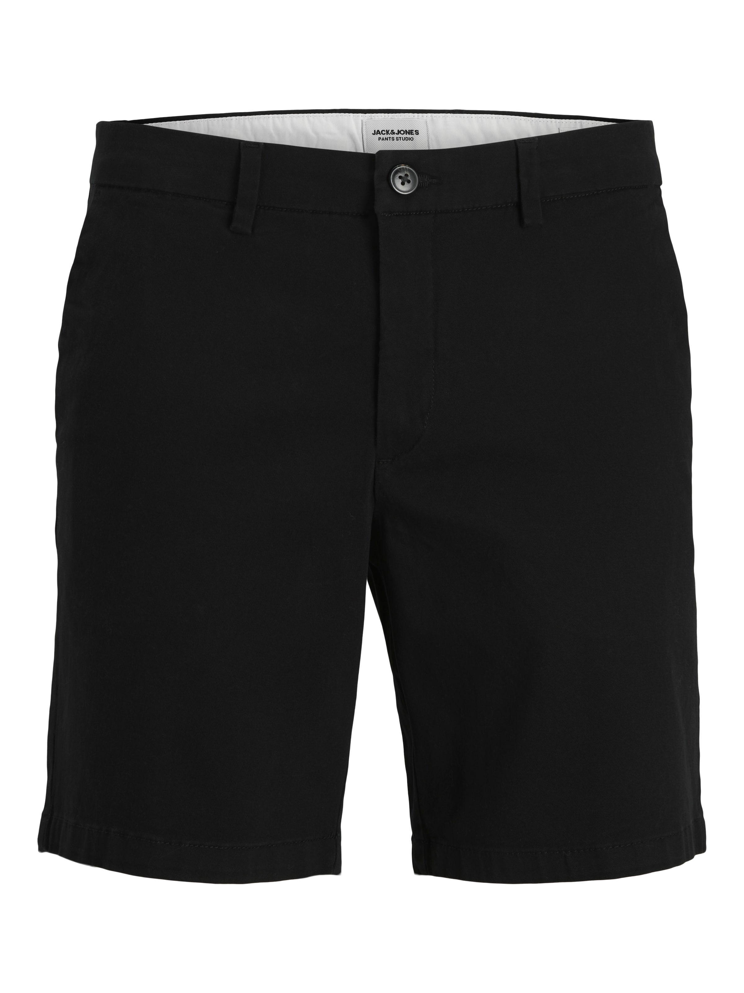 Jack & Jones Plus Cargoshorts in Schwarz: Vorderseite