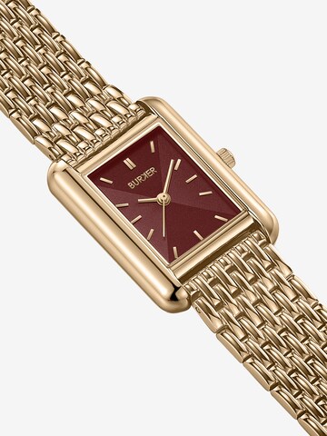 BURKER Watches Zegarek analogowy 'Olivia Gold Burgundy' w kolorze złoty