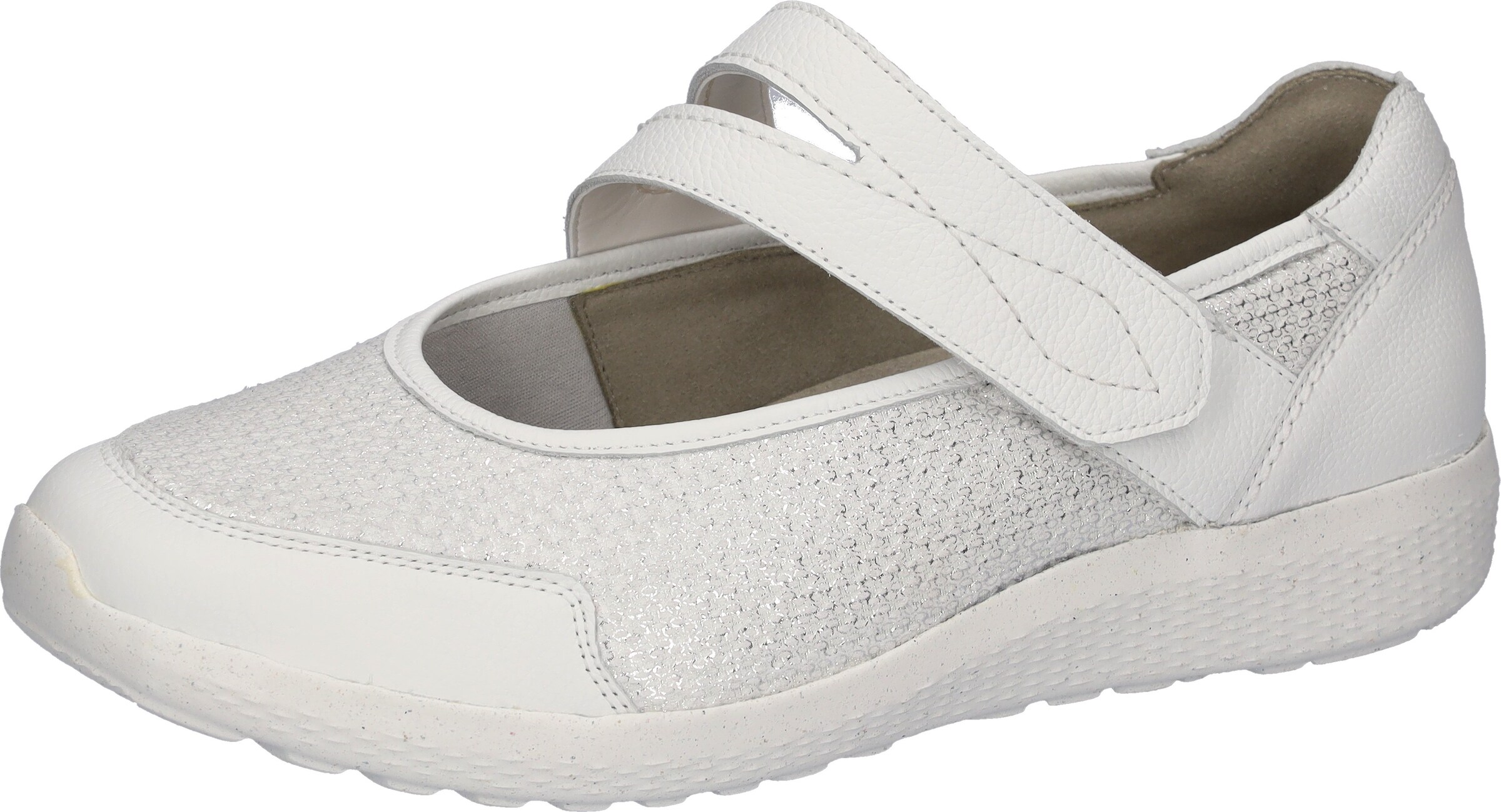 WALDLÄUFER Ballet Flats in White: front