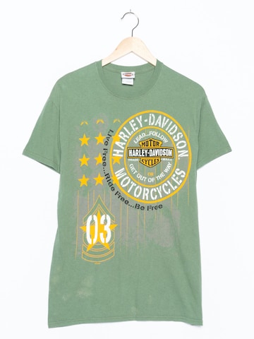 Harley Davidson Shirt in S-M in Green: front