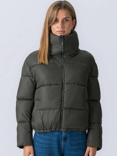 TEESHOPPEN Jacket ' Short Puffer ' in oliv, Produktansicht