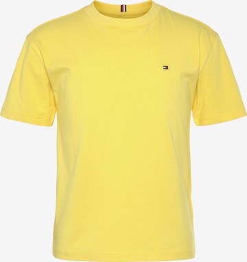 T-Shirt 'Essential' TOMMY HILFIGER en jaune : devant