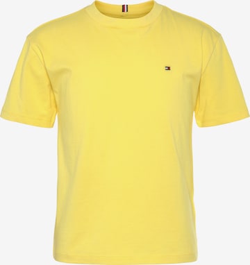 T-Shirt 'Essential' TOMMY HILFIGER en jaune : devant